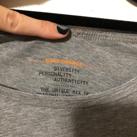 Boss Orange Gray Tshirt - Picture 3 of 5